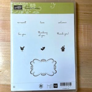New! Stampin’ Up! Sweetly Framed
